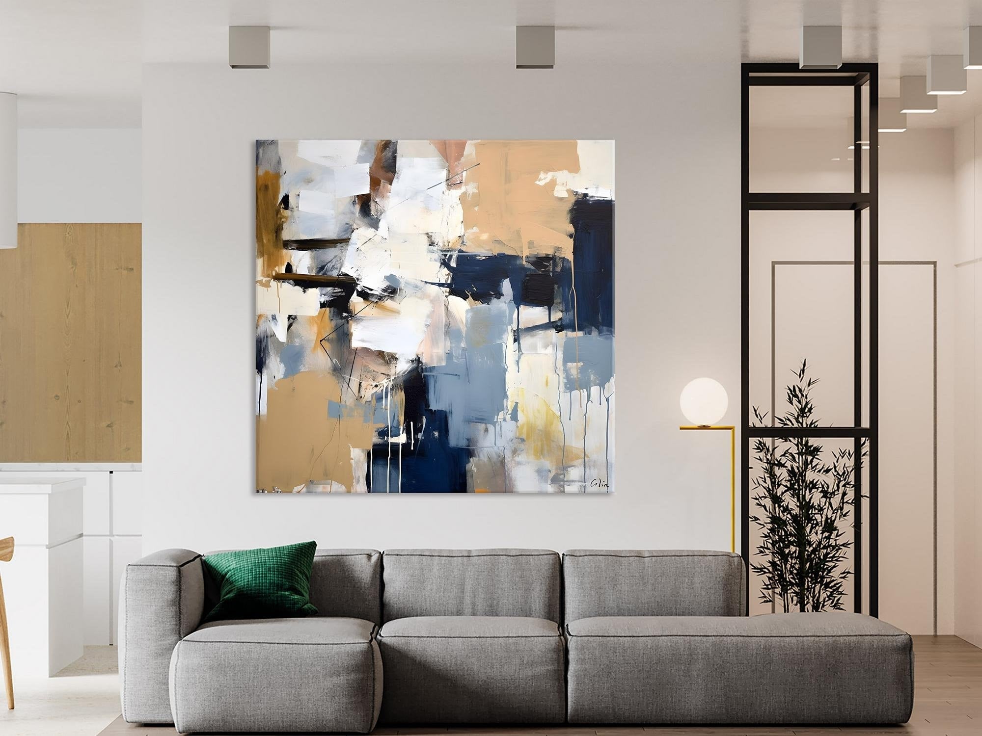 Large Wall Art for Bedroom, Abstract Modern Acrylic Art, Canvas Paintings for Sale, Modern Original Abstract Art, Contemporary Canvas Art-LargePaintingArt.com