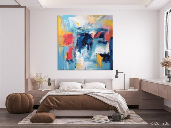 Abstract Paintings for Bedroom, Original Modern Paintings, Large Contemporary Canvas Art, Modern Acrylic Artwork, Buy Art Paintings Online-LargePaintingArt.com
