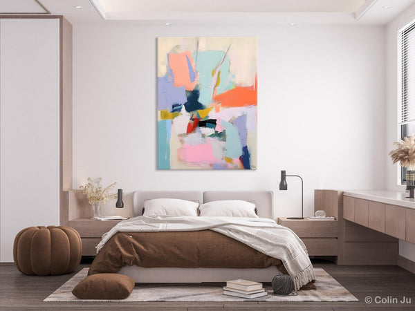 Original Artowrk, Abstract Wall Paintings, Hand Painted Canvas Art, Extra Large Paintings for Dining Room, Contemporary Wall Art Paintings-LargePaintingArt.com