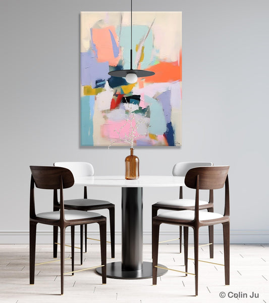 Original Artowrk, Abstract Wall Paintings, Hand Painted Canvas Art, Extra Large Paintings for Dining Room, Contemporary Wall Art Paintings-LargePaintingArt.com