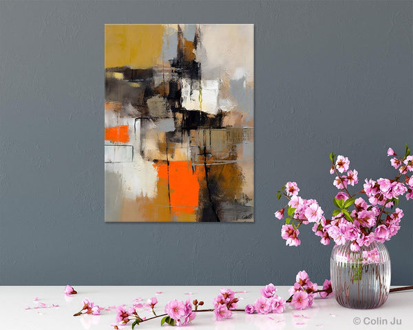 Acrylic Painting on Canvas, Modern Paintings, Extra Large Paintings for Dining Room, Large Contemporary Wall Art, Original Abstract Painting-LargePaintingArt.com
