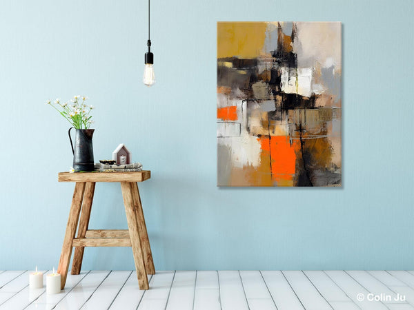 Acrylic Painting on Canvas, Modern Paintings, Extra Large Paintings for Dining Room, Large Contemporary Wall Art, Original Abstract Painting-LargePaintingArt.com