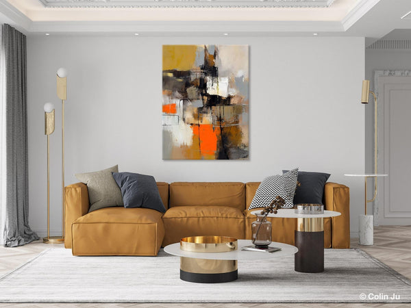 Acrylic Painting on Canvas, Modern Paintings, Extra Large Paintings for Dining Room, Large Contemporary Wall Art, Original Abstract Painting-LargePaintingArt.com