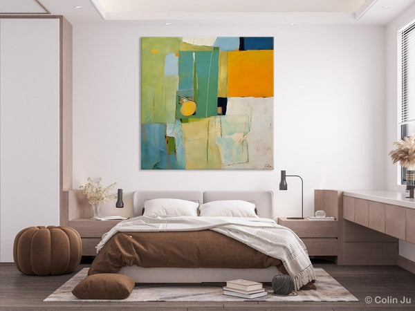 Original Modern Wall Paintings, Contemporary Canvas Art, Abstract Painting for Bedroom, Modern Acrylic Artwork, Heavy Texture Canavas Art-LargePaintingArt.com