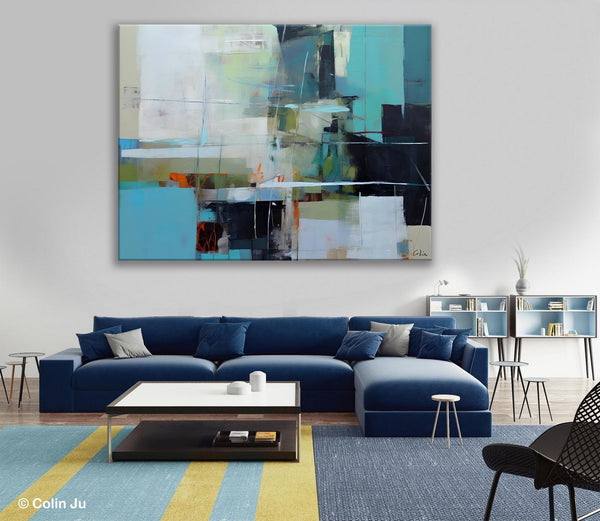 Extra Large Canvas Paintings, Original Abstract Painting, Modern Wall Art Ideas for Living Room, Impasto Art, Contemporary Acrylic Paintings-LargePaintingArt.com