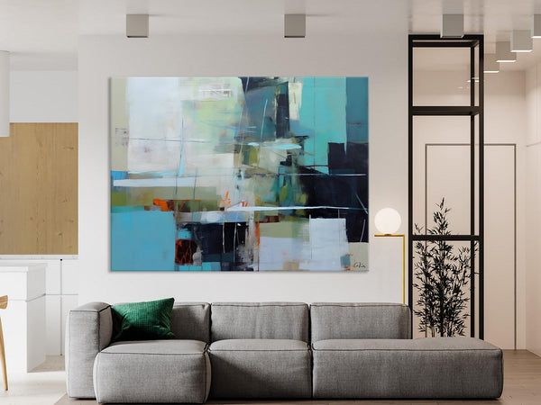 Extra Large Canvas Paintings, Original Abstract Painting, Modern Wall Art Ideas for Living Room, Impasto Art, Contemporary Acrylic Paintings-LargePaintingArt.com
