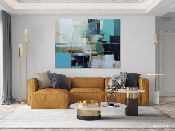 Extra Large Canvas Paintings, Original Abstract Painting, Modern Wall Art Ideas for Living Room, Impasto Art, Contemporary Acrylic Paintings-LargePaintingArt.com