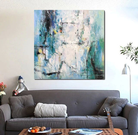 Large Paintings for Living Room, Hand Painted Acrylic Painting, Bedroom Wall Painting, Modern Contemporary Art, Modern Paintings for Dining Room-LargePaintingArt.com