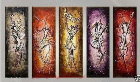 Saxophone Player Painting, Modern Paintings for Living Room, Music Paintings, Extra Large Canvas Painting on Canvas-LargePaintingArt.com
