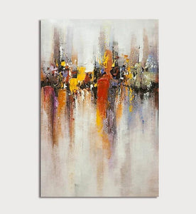 Modern Contemporary Paintings, Simple Modern Art, Heavy Texture Painting, Palette Knife Painting, Acrylic Painting on Canvas-LargePaintingArt.com
