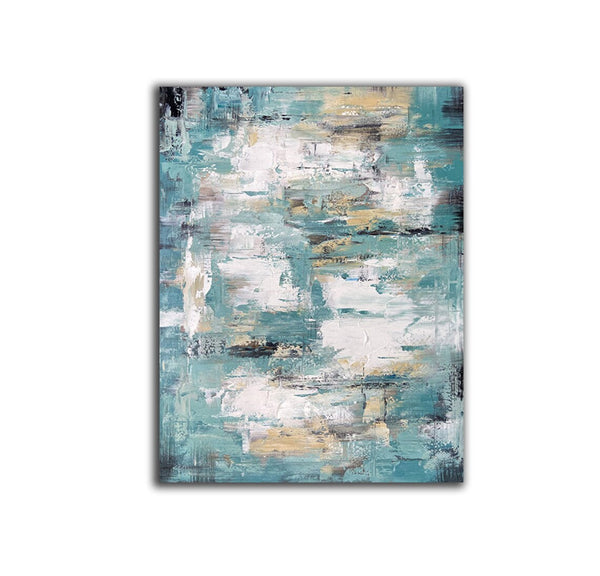 Modern Abstract Painting, Simple Wall Art Ideas for Dining Room, Heavy Texture Painting, Bedroom Abstract Paintings, Large Acrylic Canvas Paintings-LargePaintingArt.com