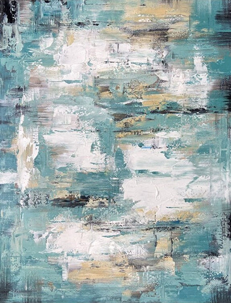 Modern Abstract Painting, Simple Wall Art Ideas for Dining Room, Heavy Texture Painting, Bedroom Abstract Paintings, Large Acrylic Canvas Paintings-LargePaintingArt.com
